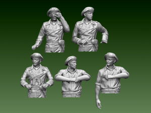 German tank crew Modelo de Impressão 3D
