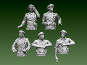 German tank crew Modelo de Impressão 3D