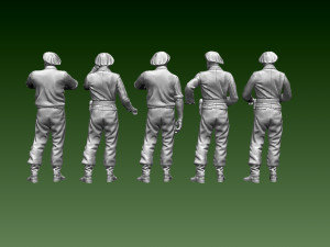 German tank crew Modelo de Impressão 3D