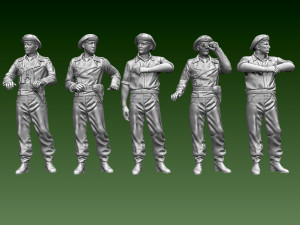 German tank crew Modelo de Impressão 3D