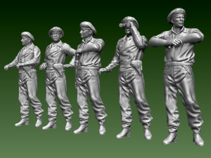 German tank crew Modelo de Impressão 3D