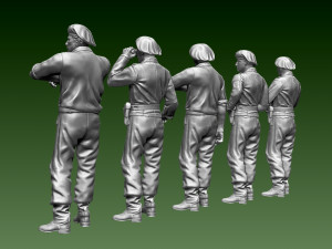 German tank crew Modelo de Impressão 3D