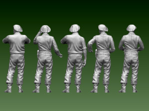 German tank crew Modelo de Impressão 3D