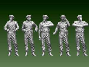 German tank crew Modelo de Impressão 3D