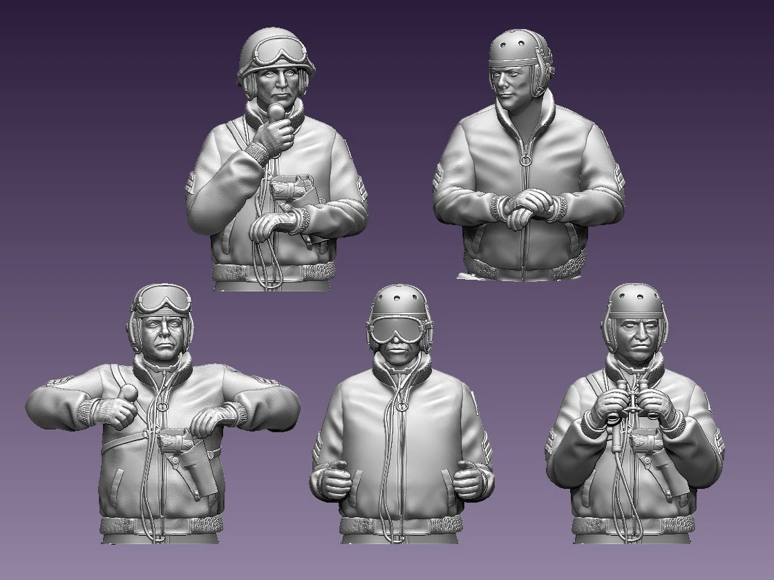 Tank crew usa 3D Print Model .c4d .max .obj .3ds .fbx .stl .blend