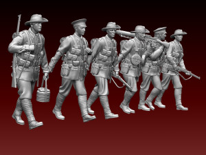 Australia soldiers ww1 Modelo de impresión 3D