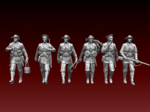 Australia soldiers ww1 3D Print Model
