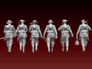 Australia soldiers ww1 3D Print Model