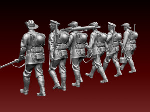 Australia soldiers ww1 3D Print Model