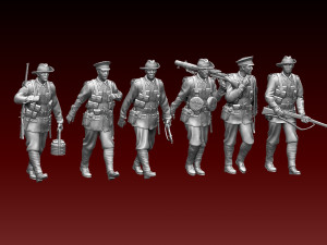 Australia soldiers ww1 3D Print Model