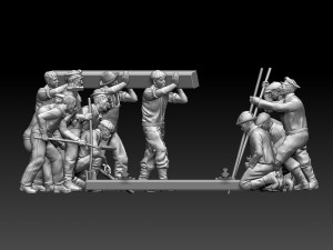 workers railway Modèles 3D en vedette