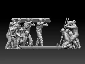 Arbeiterbahn 3D Druckmodell