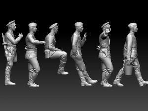 soldiers ww2 russia 3D 打印模型