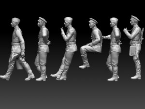 soldiers ww2 russia 3D 打印模型
