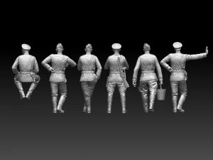Soldiers ww2 russia 3D Print Model