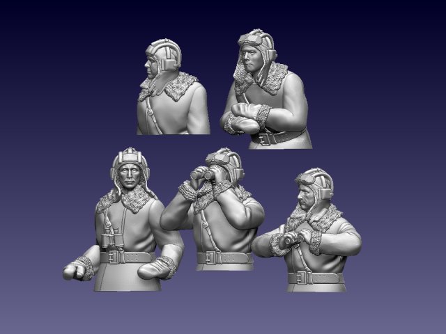 tank crew ussr Modello di stampa 3D .c4d .max .obj .3ds .fbx .stl .blend