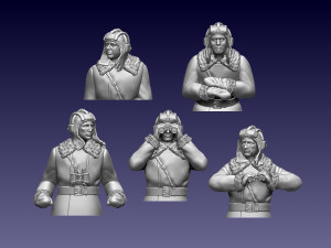 tank crew ussr Modello di stampa 3D