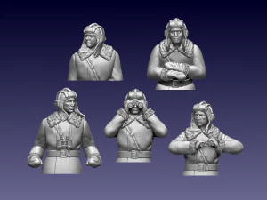 Tank crew ussr 3D Print Model