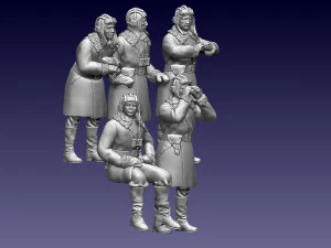 Tank crew ussr 3D Print Model