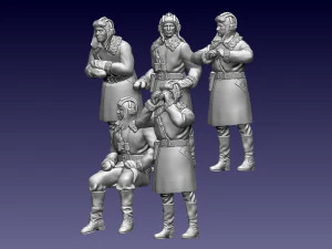 Tank crew ussr 3D Print Model