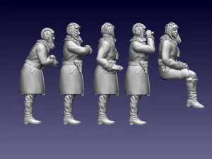 Tank crew ussr 3D Print Model