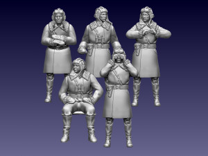 tank crew ussr Modello di stampa 3D