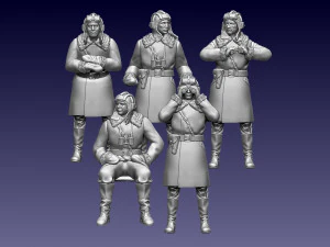 Tank crew ussr 3D Print Model
