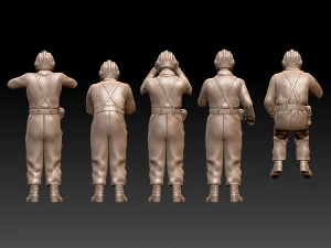 Tank crew ww2 russia 3D Print Model
