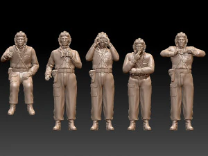 Tank crew ww2 russia 3D Print Model