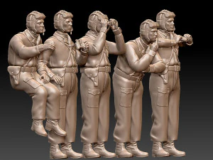 Tank crew ww2 russia 3D Print Model