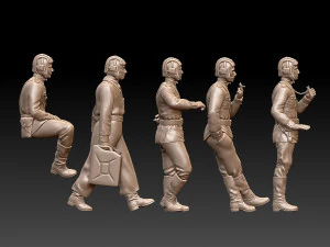 Tank crew ww2 russia 3D Print Model