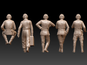 tank crew ww2 russia 3D Baskı Modeli