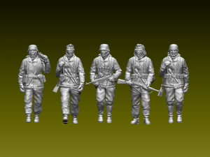 german soldiers 3D 打印模型