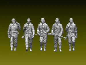 German soldiers 3D Print Model