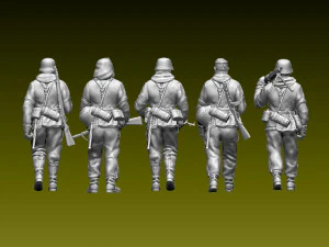 German soldiers 3D Print Model