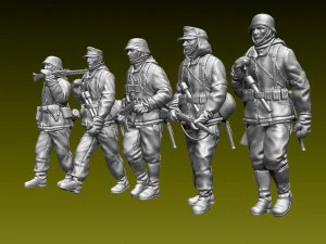 German soldiers 3D Print Model