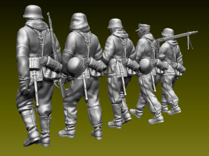 german soldiers 3D 打印模型