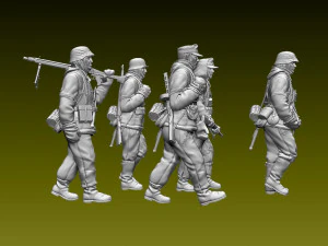 German soldiers 3D Print Model