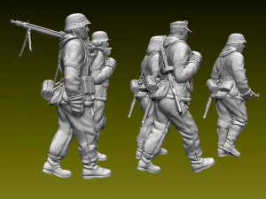 German soldiers 3D Print Model