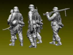 German soldiers 3D Print Model