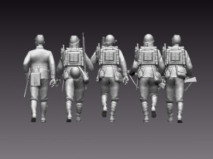 japan soldiers ww2 3D Print Model