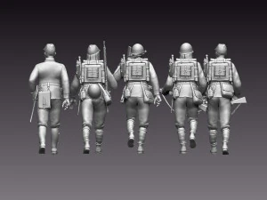 Japan soldiers ww2 3D Print Model