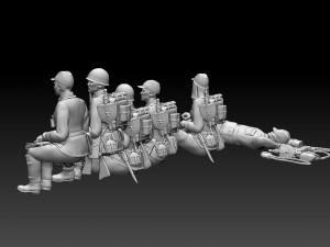 japan soldiers ww2 Modello di stampa 3D