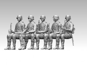 german soldiers 3D-Druckmodell