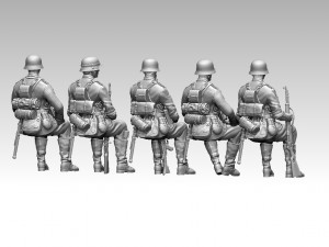 german soldiers 3D-Druckmodell