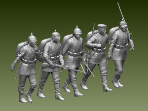 german soldier ww1 3D-printmodel