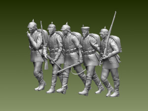 german soldier ww1 3D-printmodel