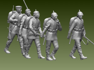 german soldier ww1 3D-printmodel