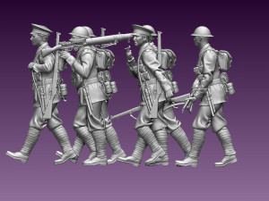 british soldiers ww1 Model Cetak 3D