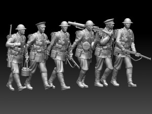 british soldiers ww1 Model Cetak 3D